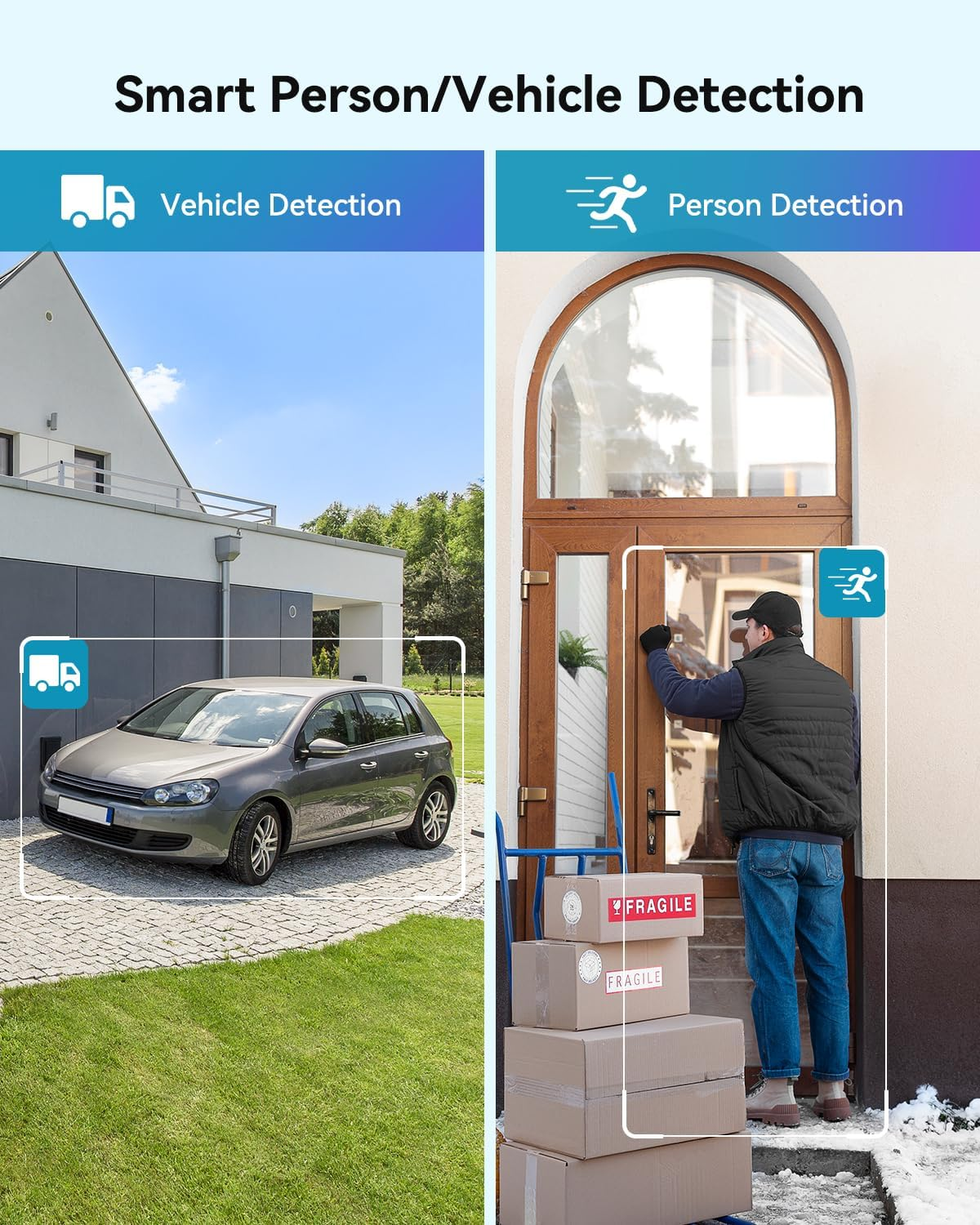 TMEZON Smart 4K 16CH Home Security Camera System, 4Pcs Wired 5MP Poe IP Cameras Outdoor with Person Vehicle Detection, 4K 16CH NVR with 1TB HDD for 24-7 Recording, ZR08PA AU+1TB (ZR08PA)