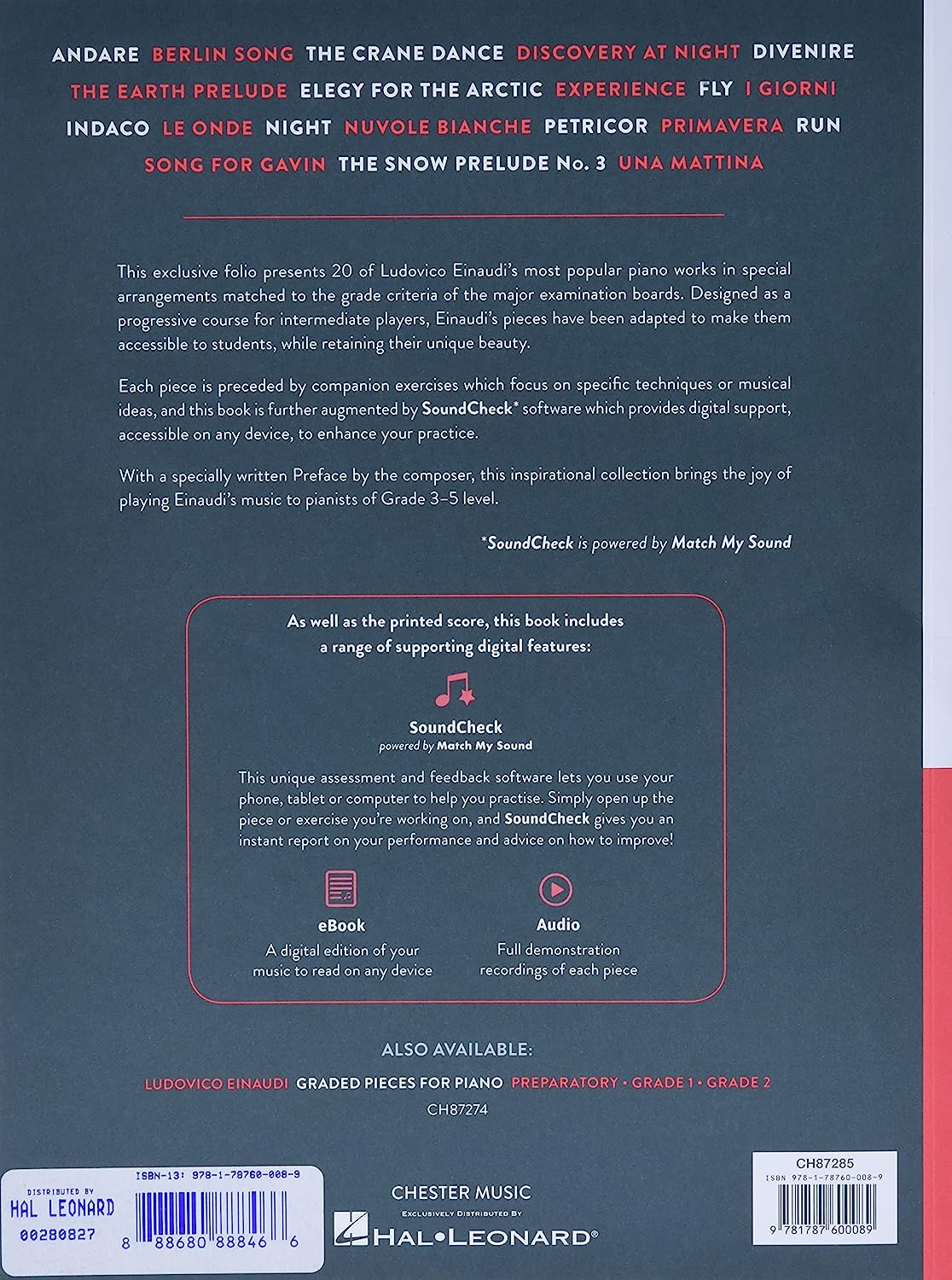 Ludovico Einaudi - Graded Pieces for Piano Book/Online Audio: Grades 3-5 image number 6