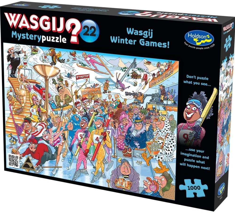 Holdson Wasgij 22 Mystery Winter Games Jigsaw Puzzle (1000 Pieces)