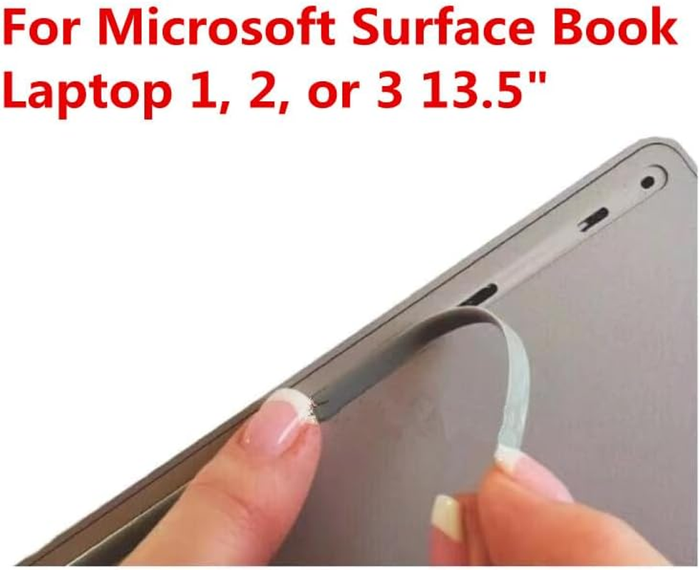 Laptop Rubber Feet Strips Replacement for Microsoft Surface Book Laptop 1, 2, or 3 13.5" for Laptop Bottom Case Nonskid Silicone Bumper Rubber Foot Strips image number 2