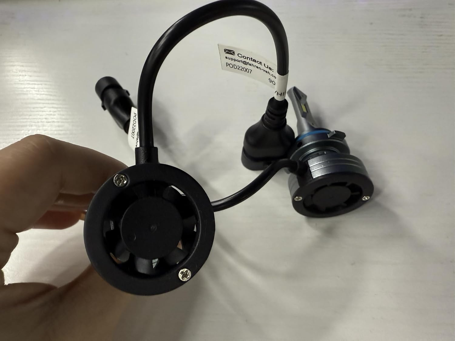 Fahren 9006/HB4 LED Headlight Bulbs, 22000LM 600% Super Bright LED Headlights Conversion Kit 6500K Cool White IP68 Waterproof, Pack of 2 image number 2