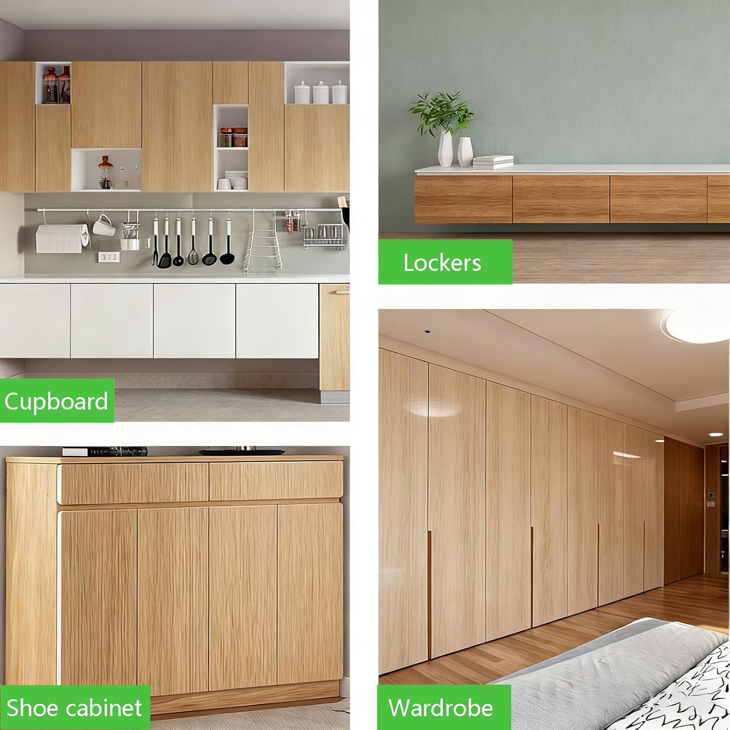 10PCS Magnetic Push Latches for Cabinet Push to Open Door Latch, Gray Soft Quiet Close Closers, Plastic Damper Buffer Push for Kitchen Drawer Door image number 7