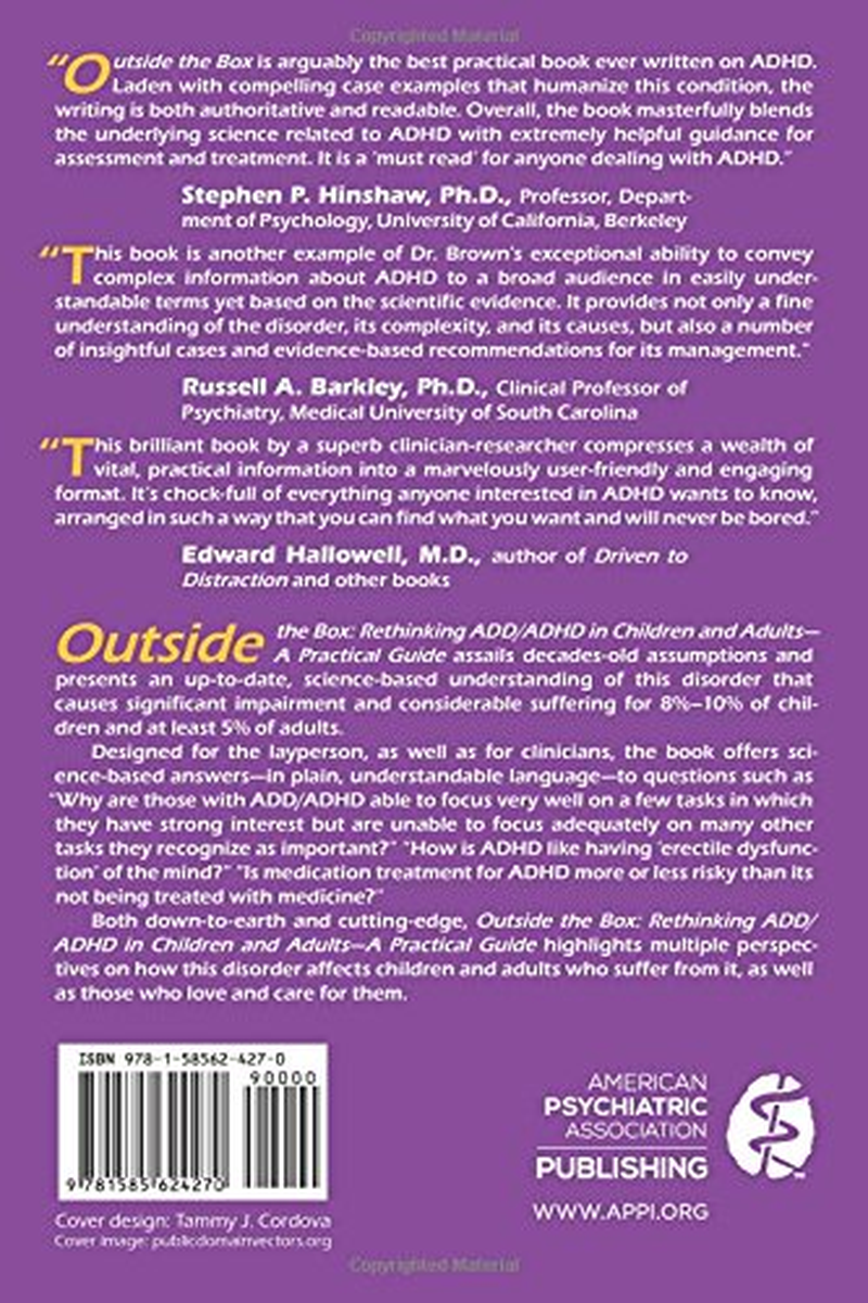 Outside the Box: Rethinking ADD/ADHD in Children and Adults: a Practical Guide