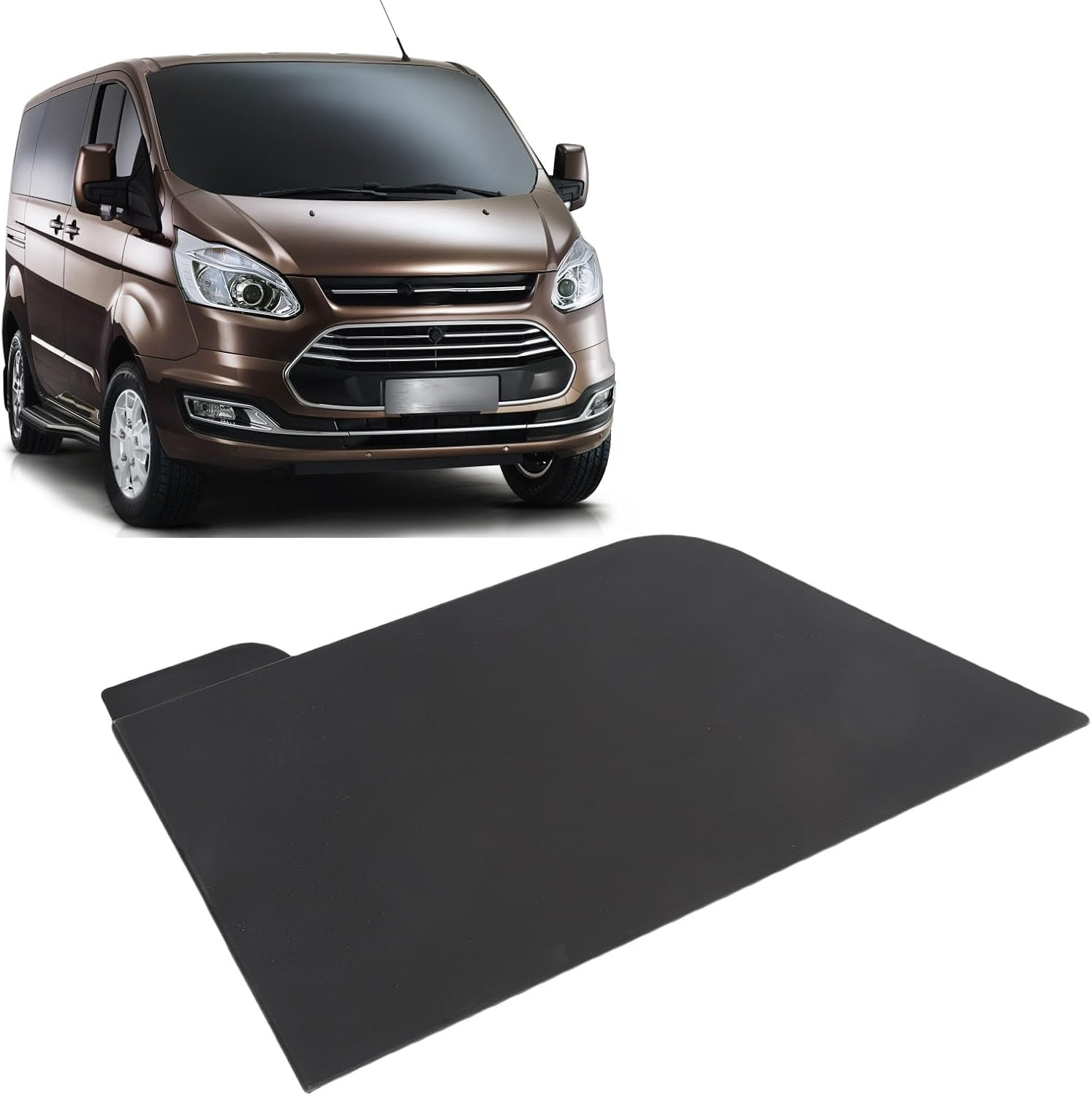 Fuel Filler Door Cover Replacement for Ford Transit Custom and Tourneo Custom 2012-2016 ABS Black Gas Tank Door Cover Cap image number 4