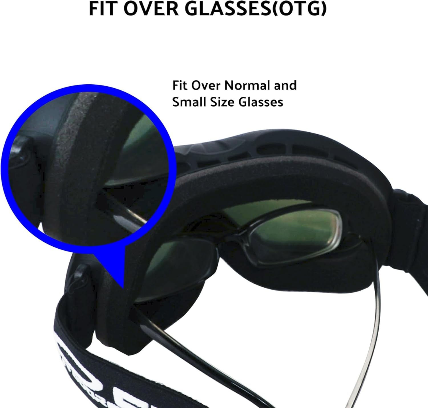 OUTDOOR SPARTA Kids Ski Goggles, Kids Snowboarding Goggles for Boys Girls Toddler Age 3-14 with 100% UV Protection image number 5