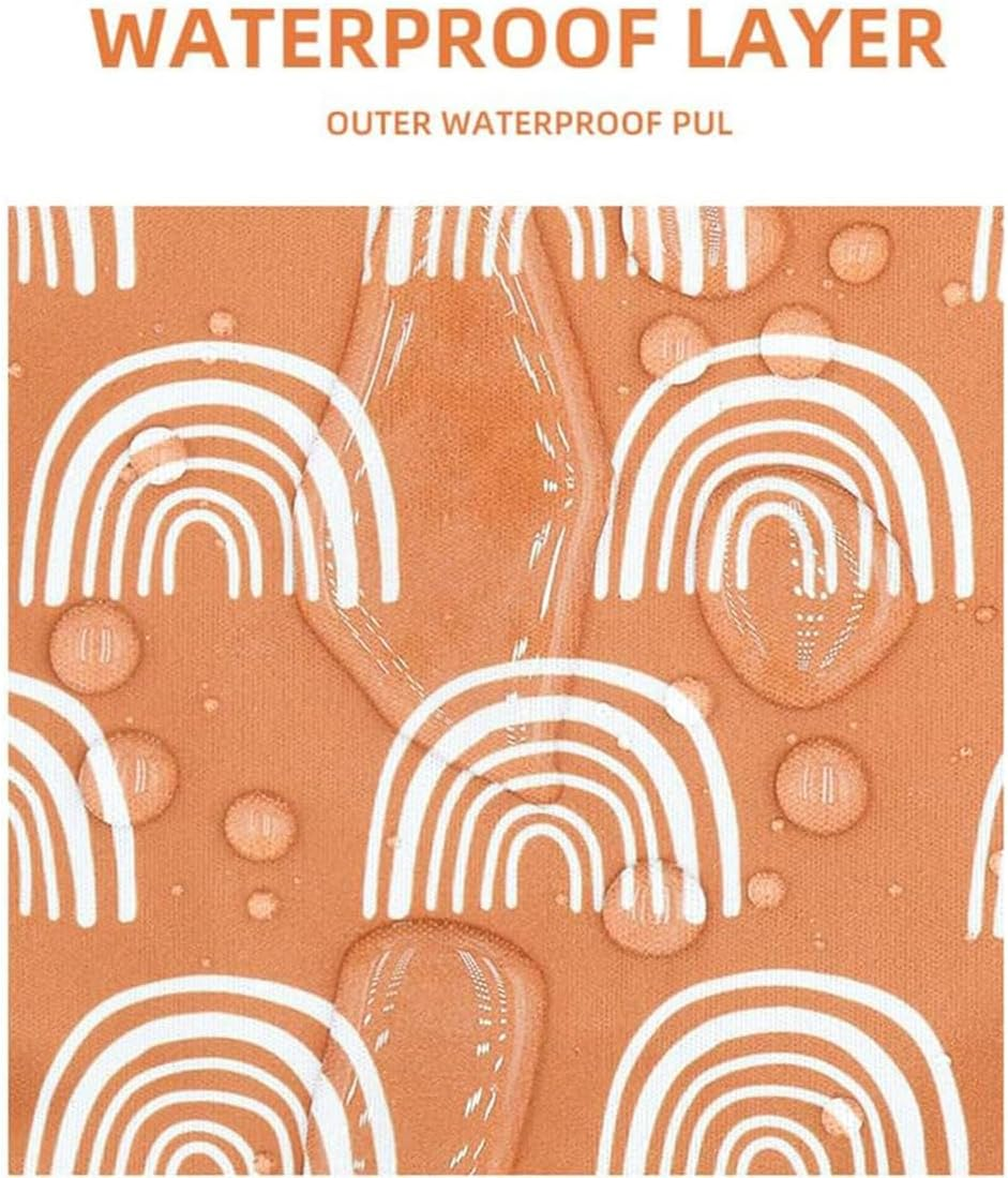 2 Pack Wet Dry Bags for Baby Cloth Diapers, Waterproof Nappy Bag Organizer, Reusable Wet Bag with Two Zippered Pockets Handle for Beach Pool Gym Stroller Yoga Toiletries Daycare Organizer