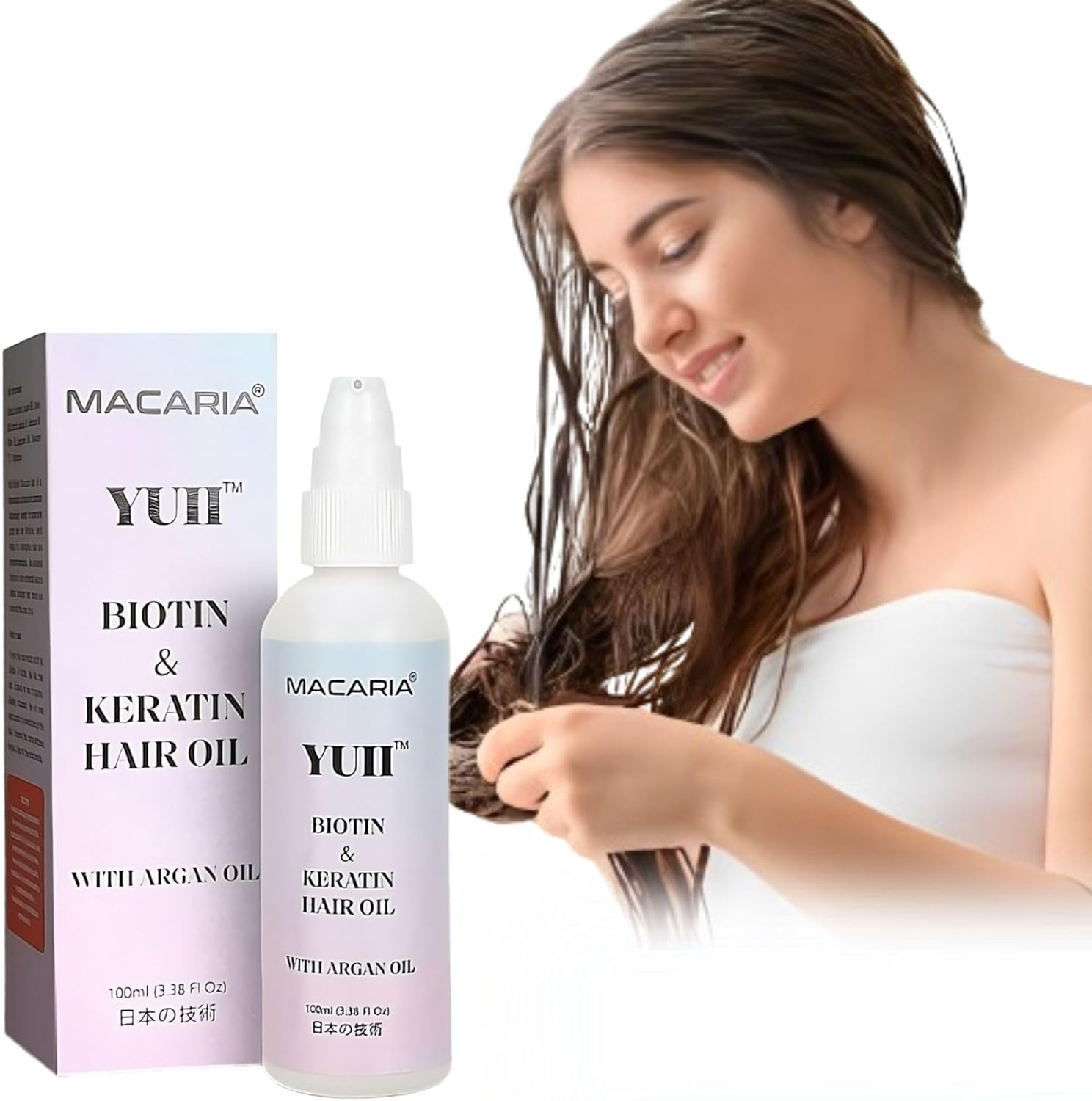 Yuii Biotin Miracle Hair Growth Oil Long Hair image number 4