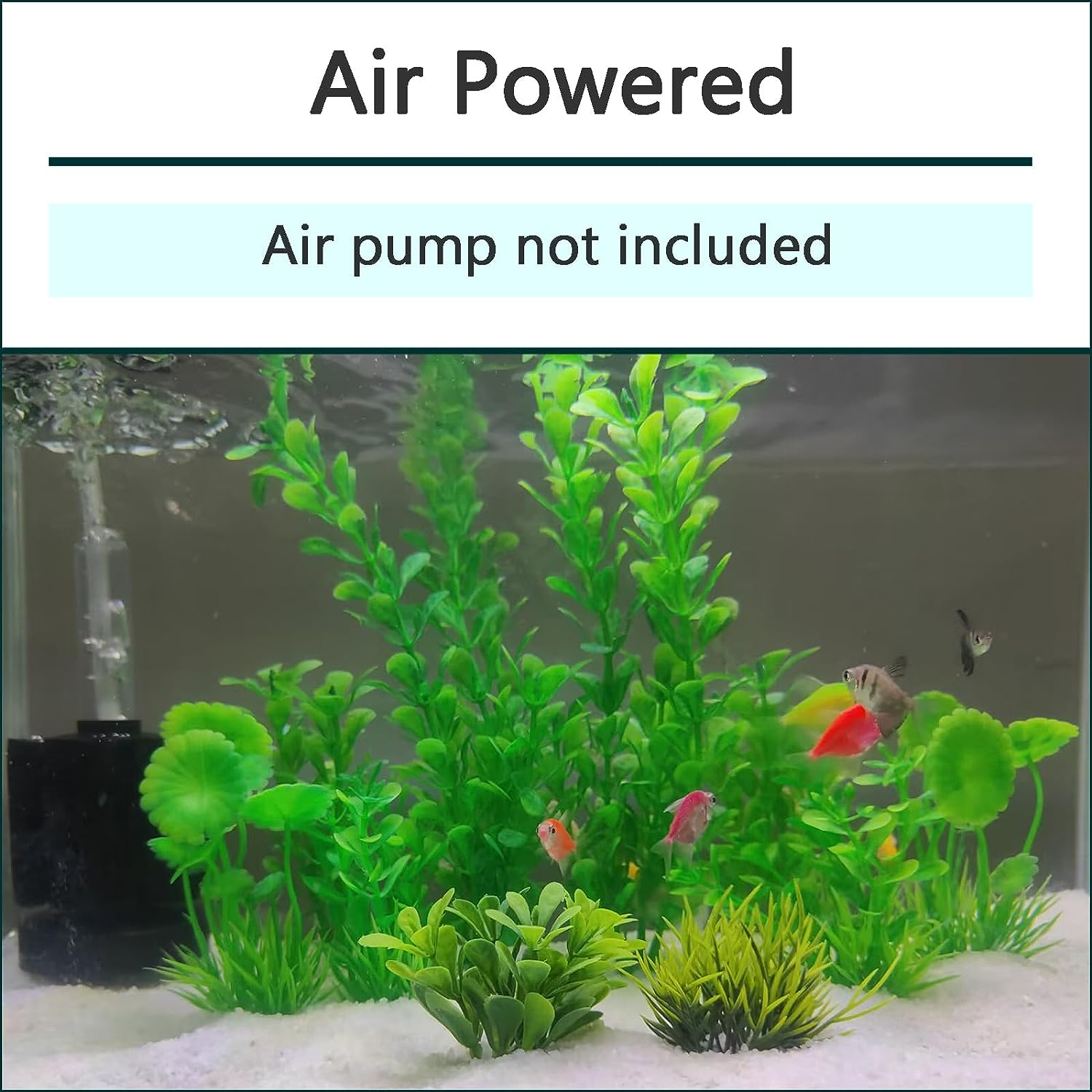 AQUANEAT Aquarium Sponge Filter Breeding Fry Betta Shrimp Nano Fish Tank 4Pcs (Small up to 10Gal) image number 6