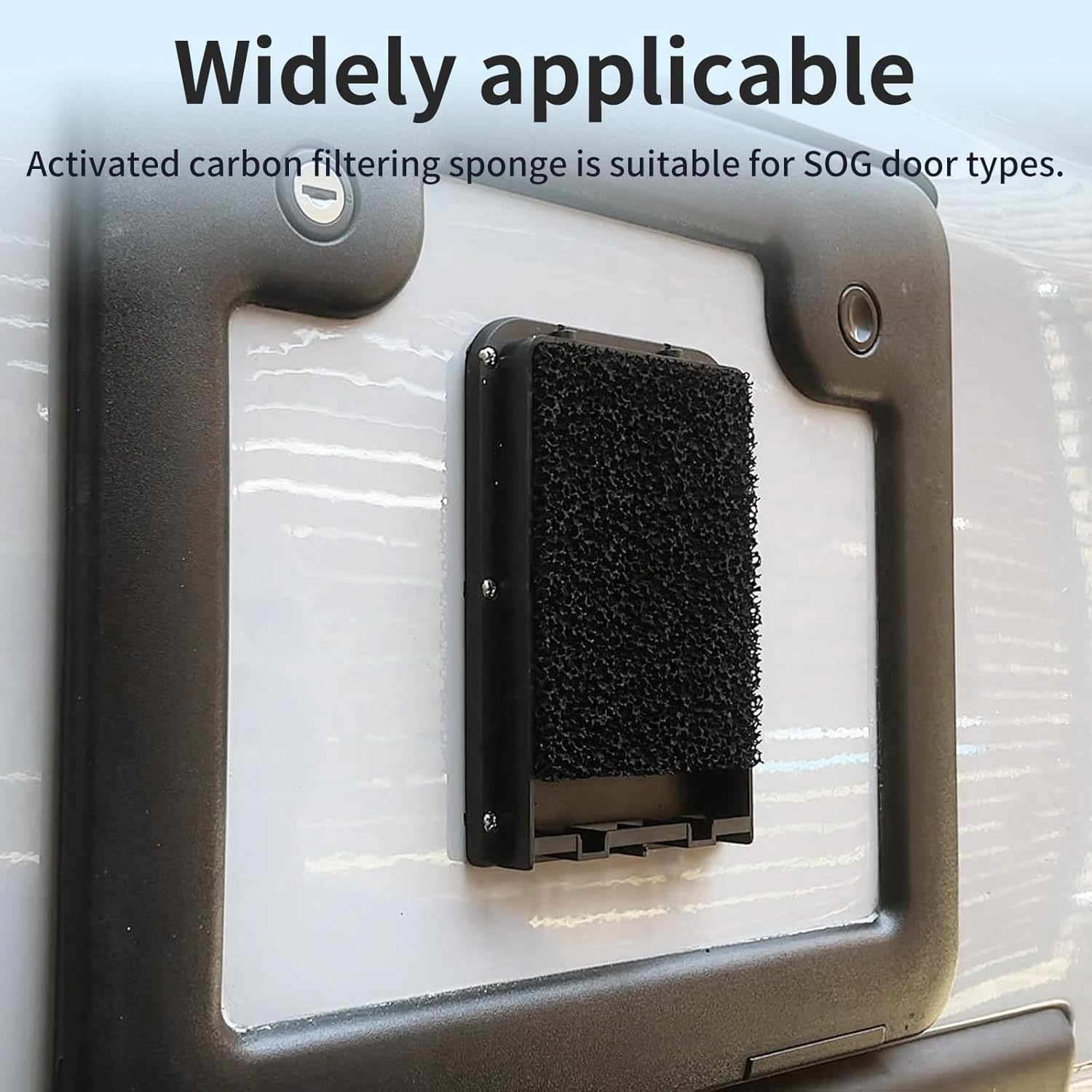 Activated Carbon Filter for SOG Exhaust Systems - Replacement Filter for Motorhomes with SOG Exhaust System Filters, Sponge Filter for Thetford Door Variants, Replacement Parts for Thetford Toilet image number 4