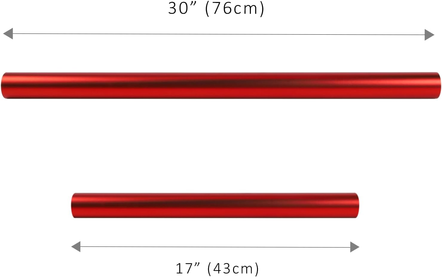 WRAPLA Red Wrapping Paper, Solid Color Matte Metal Gift Paper Roll - 43Cm X 12M Perfect for Wedding, Birthday, Baby Shower(17Inch X 40Feet) image number 6