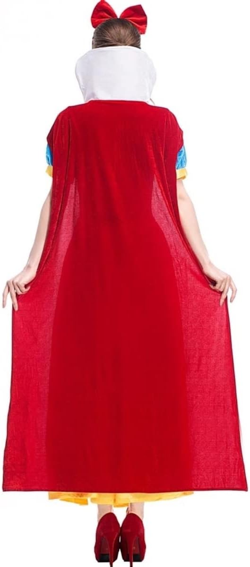 Snow White Princess Long Dress Costume Holloween Fairytale Theme Party Fancy Dress Book Week image number 1