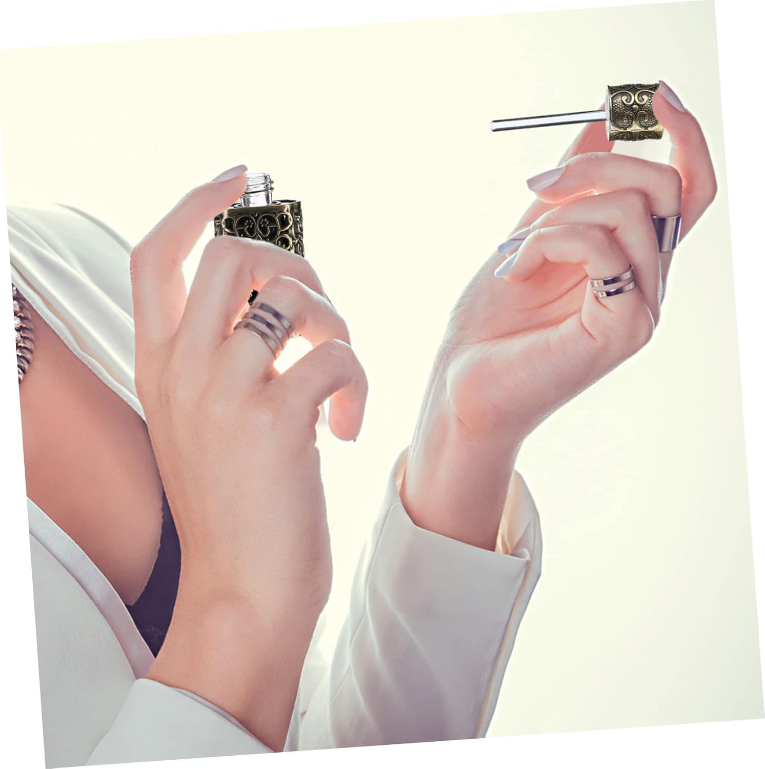 2Pcs Small Spray Bottle for Essential Oil Perfume Spray Bottle Essential Oil Dispenser image number 4