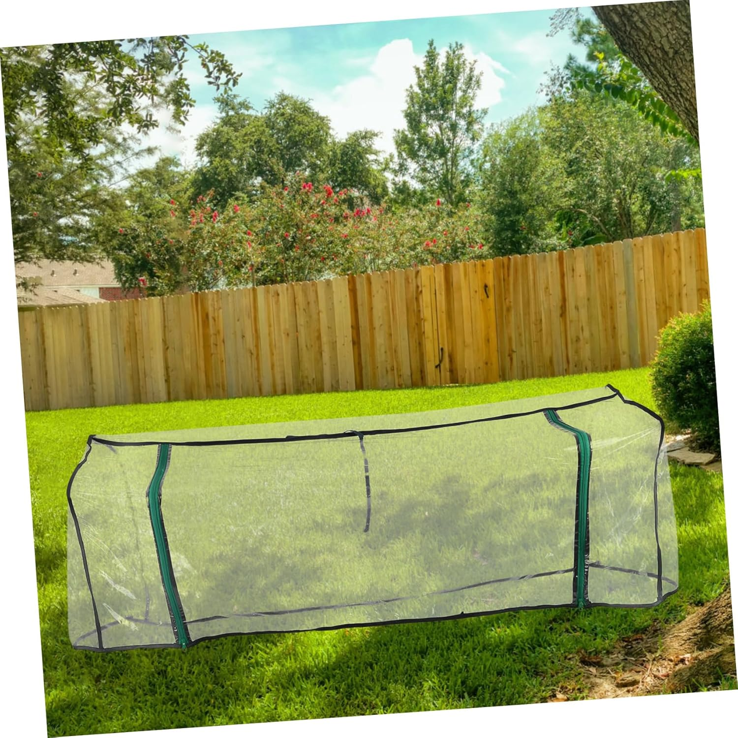 Plant Protection Tent Gardening Supply Garden Bed Cover for Indoor and Outdoor Use Reinforced PVC Cover High Light Transmission Weather Resistant Portable image number 3