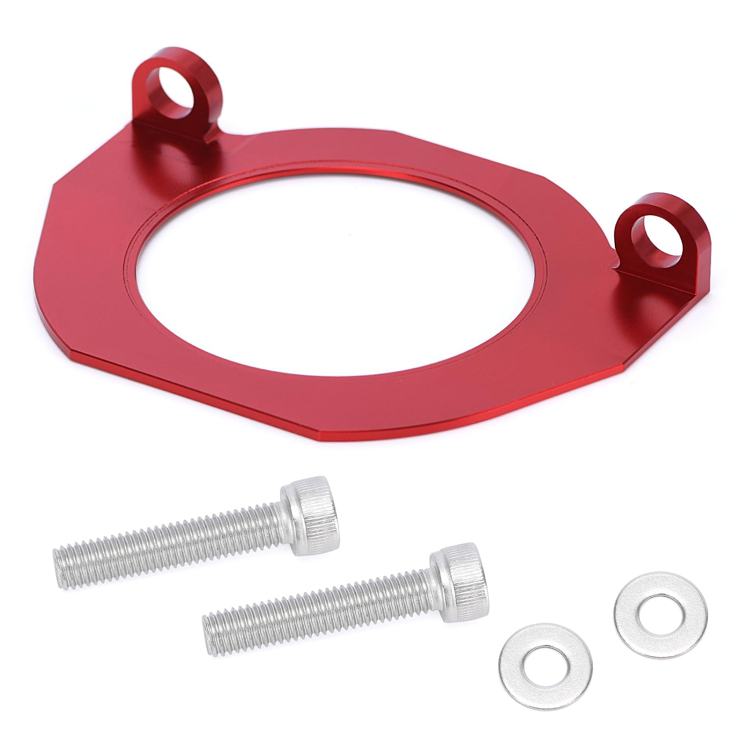 Crank Seal Guard Serpentine Belt Protection Guards Bracket Compatible with BMW 335I 535I 135I N54 N55 N52 S55 Red
