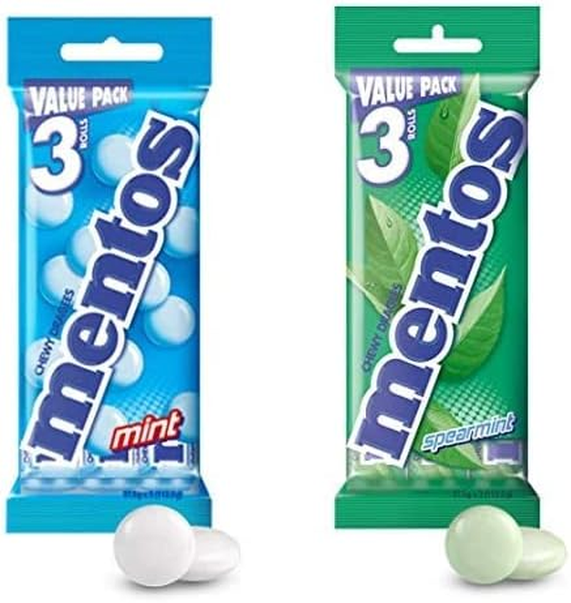 Mentos Candt 3PK Mint & Spearmint