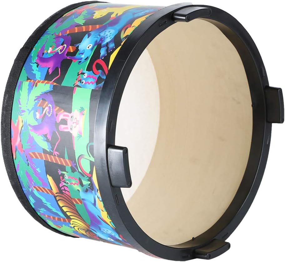 Floor Tom Drum for Kids 10 Inch Percussion Instrument Music Drum with 2 Mallets for Baby Children Special Christmas Birthday Gift image number 6