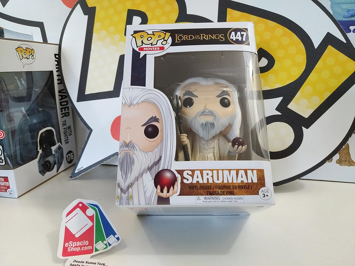 Funko Pop! Lord of the Rings Saruman Action Figure image number 1