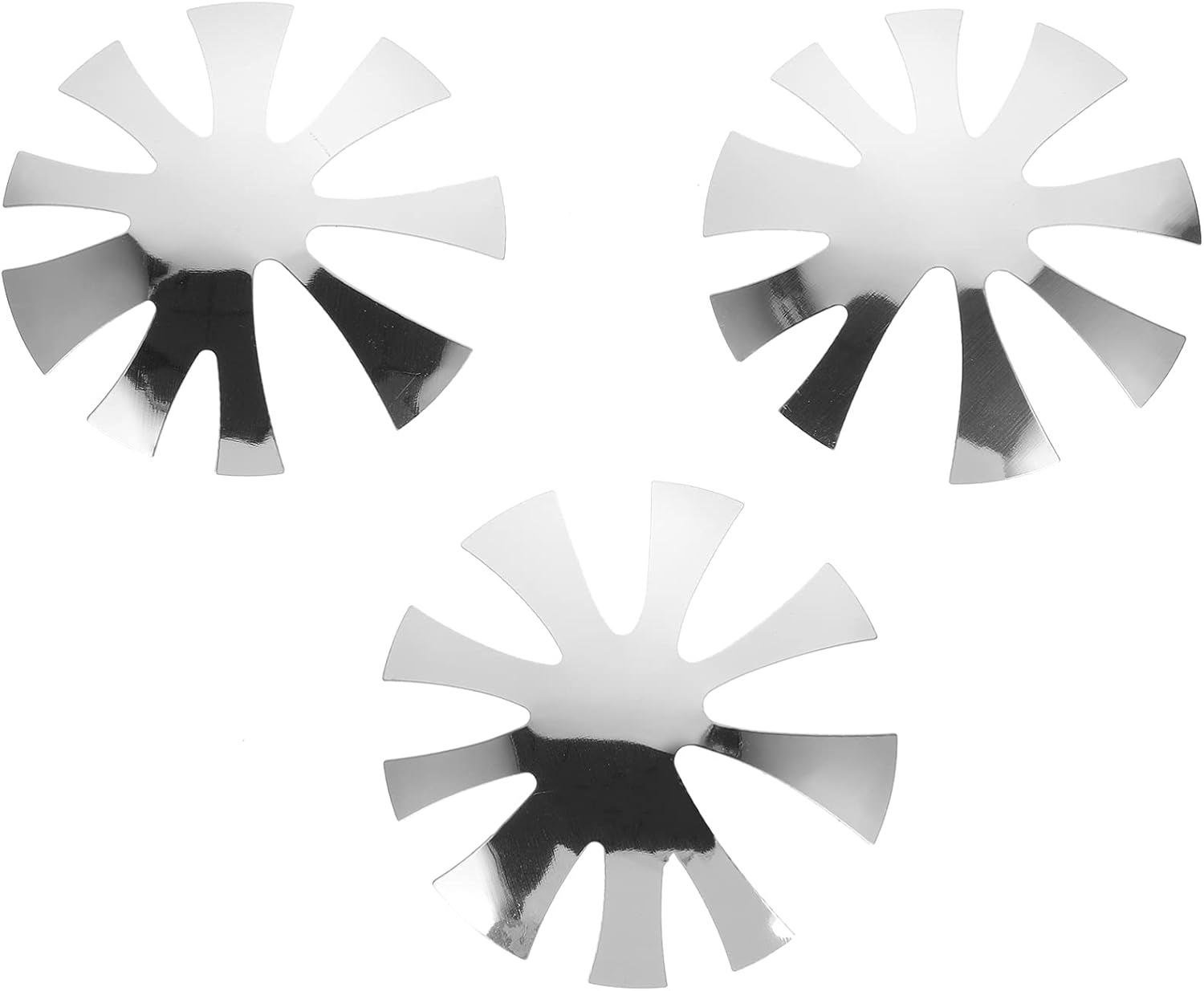 3Pcs French Manicure Steel Plates Nail Art Line Plate Professional Nail Cutter Module Sturdy Trimmer Template for Salons image number 2