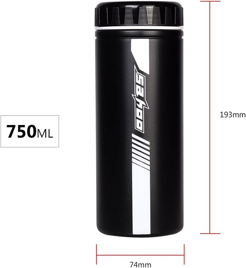 HUIOP Tool Storage Bottle, 750Ml Bottle Storage Pod Cycling Bicycle Bike Tool Storage Bottle Case Holder Container image number 3