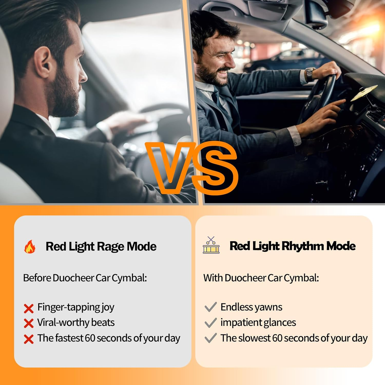 Car Cymbal, Car Crash Cymbal Air Vent - Easy Clip-On Mini Cymbal for Car Dashboard.Cool Car Interior Accessories for Entertainment(Silver) image number 5