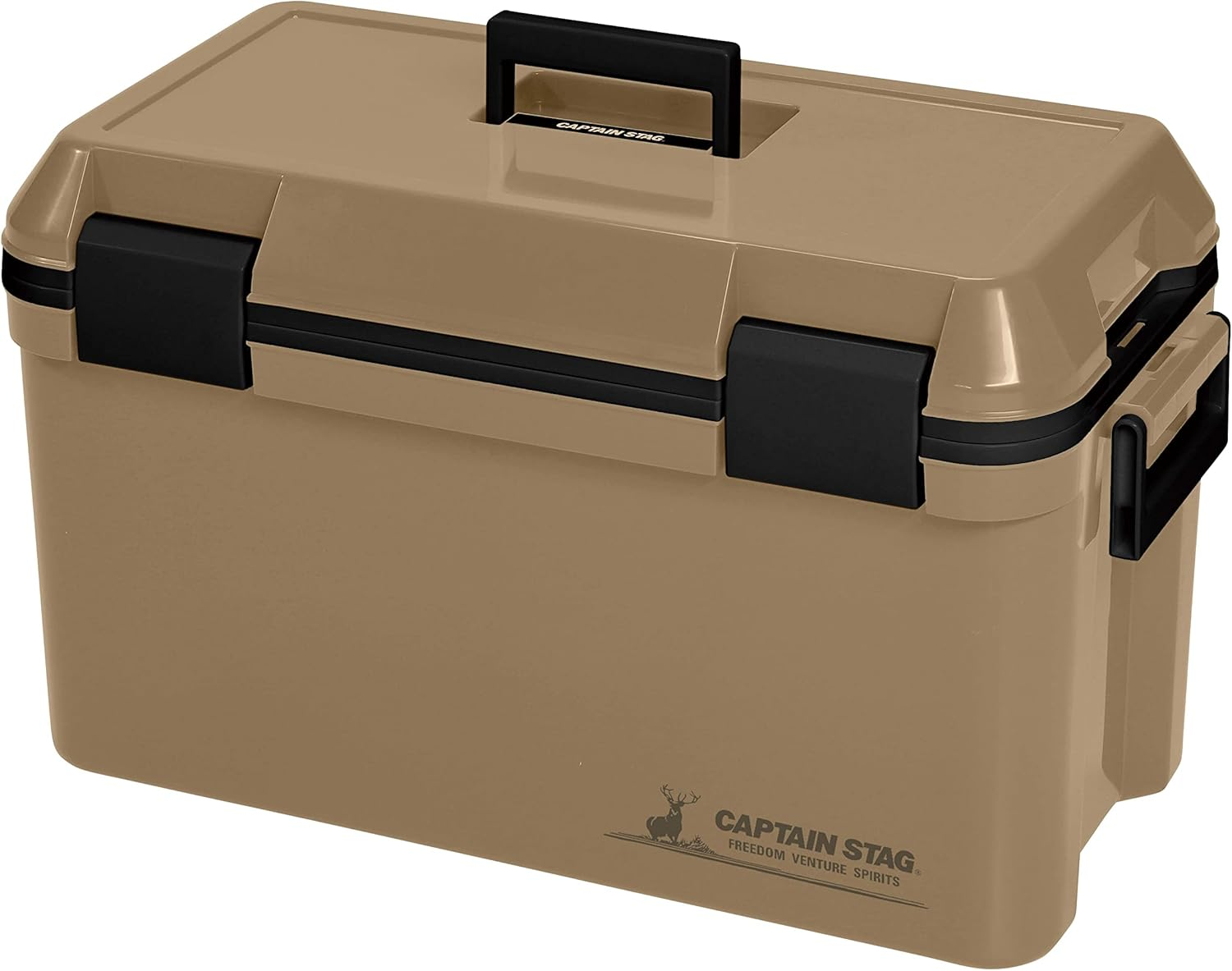 Captain Stag Cooler Box [Cielo Capacity 6.8/12/22/28/33L Blue/Matte Blue] [CS Charmant Capacity 7/14/25/35/45L Beige/Blue Blue/Blue Gray] Made in Japan