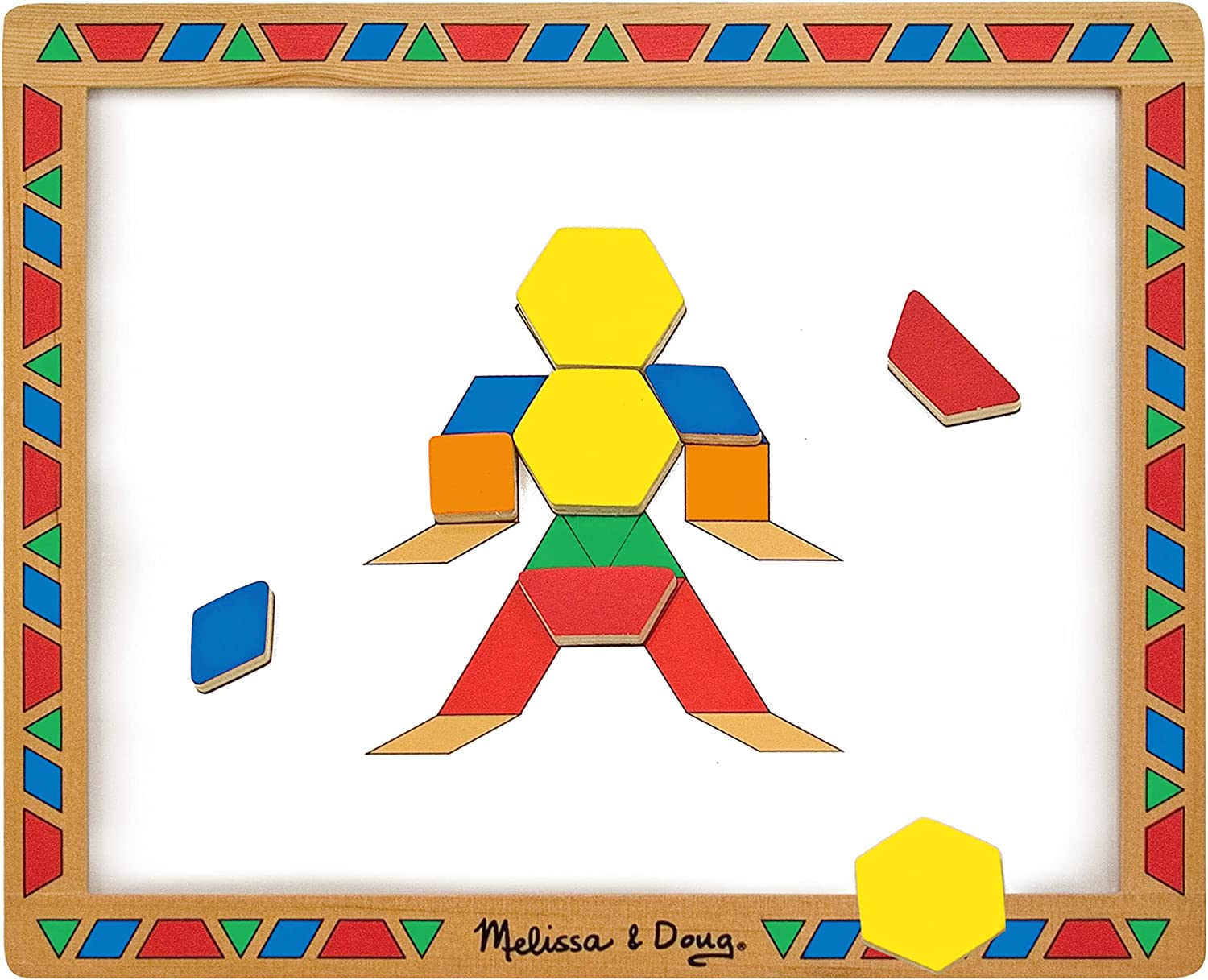 Melissa and Doug - Magnetic Pattern Block Kit image number 5