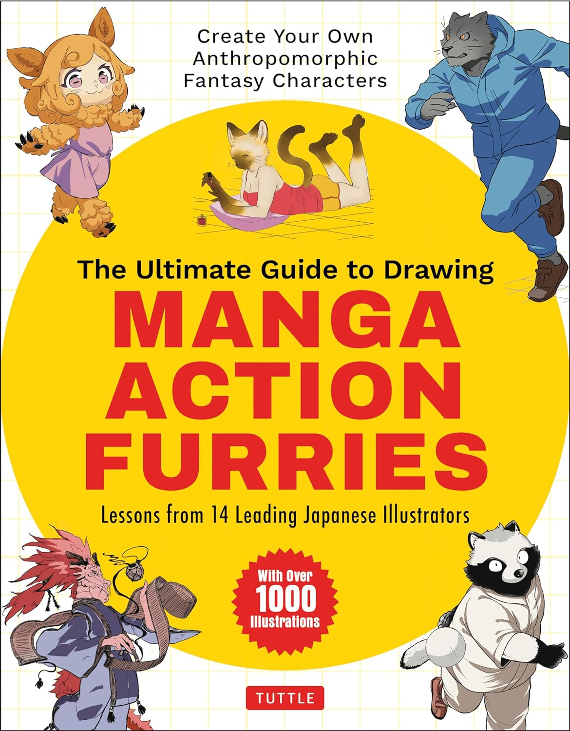 The Ultimate Guide to Drawing Manga Action Furries: Create Your Own Anthropomorphic Fantasy Characters: Lessons from 14 Leading Japanese Illustrators (With over 1,000 Illustrations) image number 6