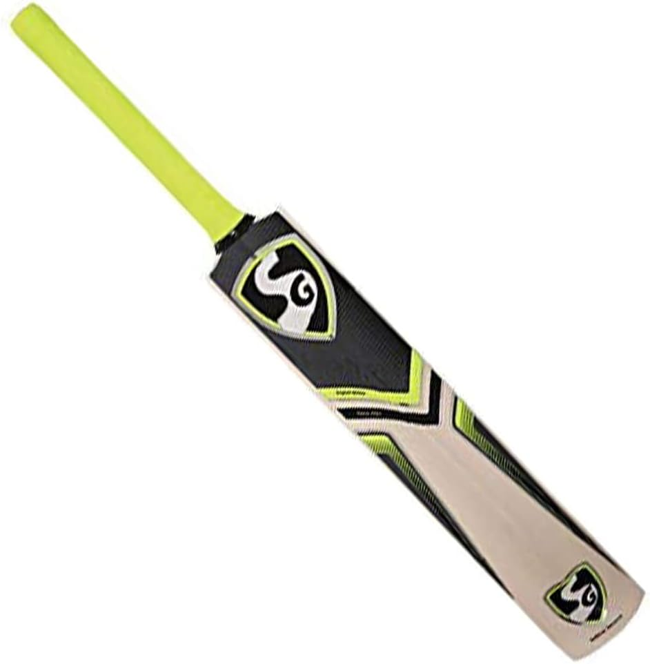 SG RSD Xtreme Grade 5 English Willow Cricket Bat (Size: Short Handle,Leather Ball)| Lightweight | Free Cover | Ready to Play | for Intermediate Player | Ideal for Leather Ball | Grade 1+ image number 4