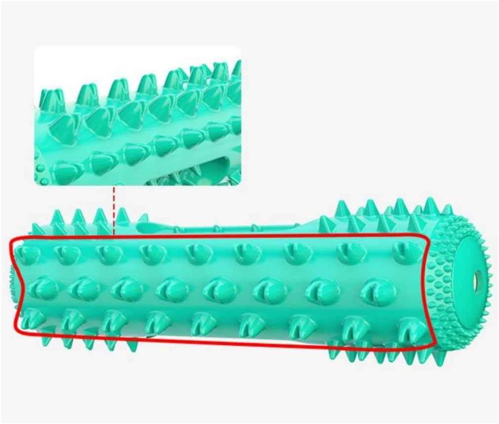 Dog Chew Toy,Puppy Teething and Soothing Flexible Chew Toy, Stick Bone for Dog Teeth Cleaning(Blue) image number 4