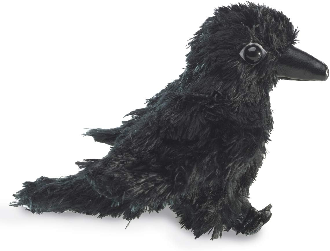 Folkmanis Mini Raven Finger Puppet