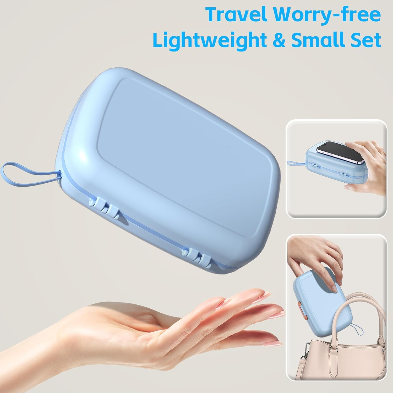 7 in 1 Baby Bottle Cleaner Set with Drying Rack, Draining Tray, Detachable Brushes for Bottles, Nipples, Straws, Soap Dispenser, Ideal Travel Gifts image number 2