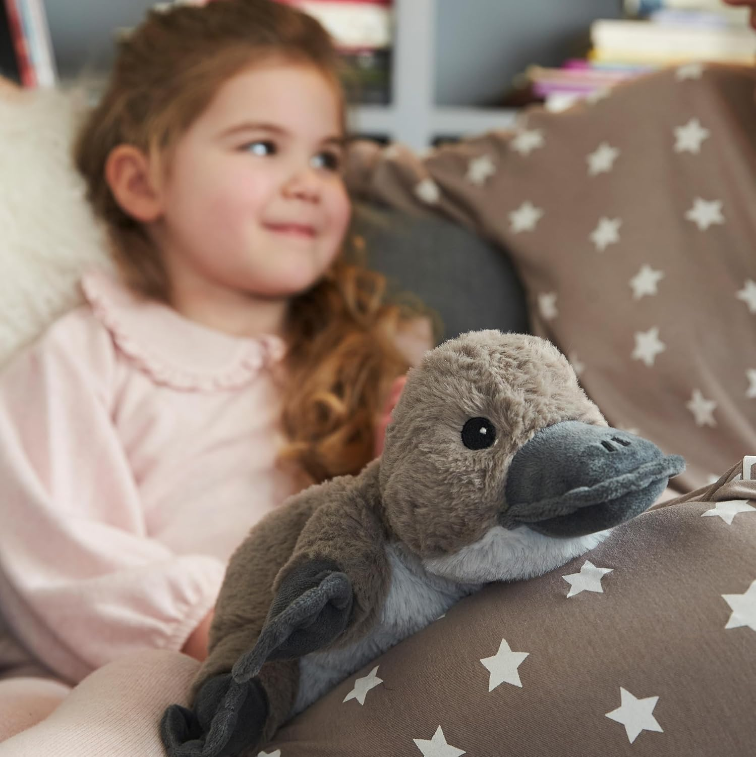 Warmies Microwavable Platypus Plush Heat Pad, Hot or Cold Cuddly Plush, Lightly Scented with French Lavender, Soft Microwave Heat Cushion image number 6