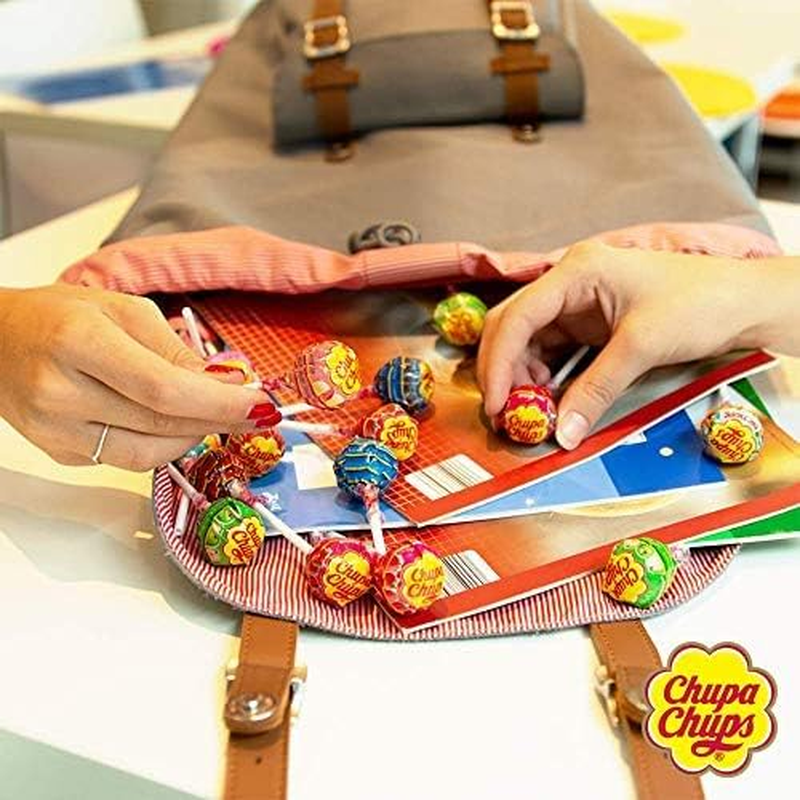 Chupa Chups Best of Mini Tube Small Lollipops, 50 Count image number 2