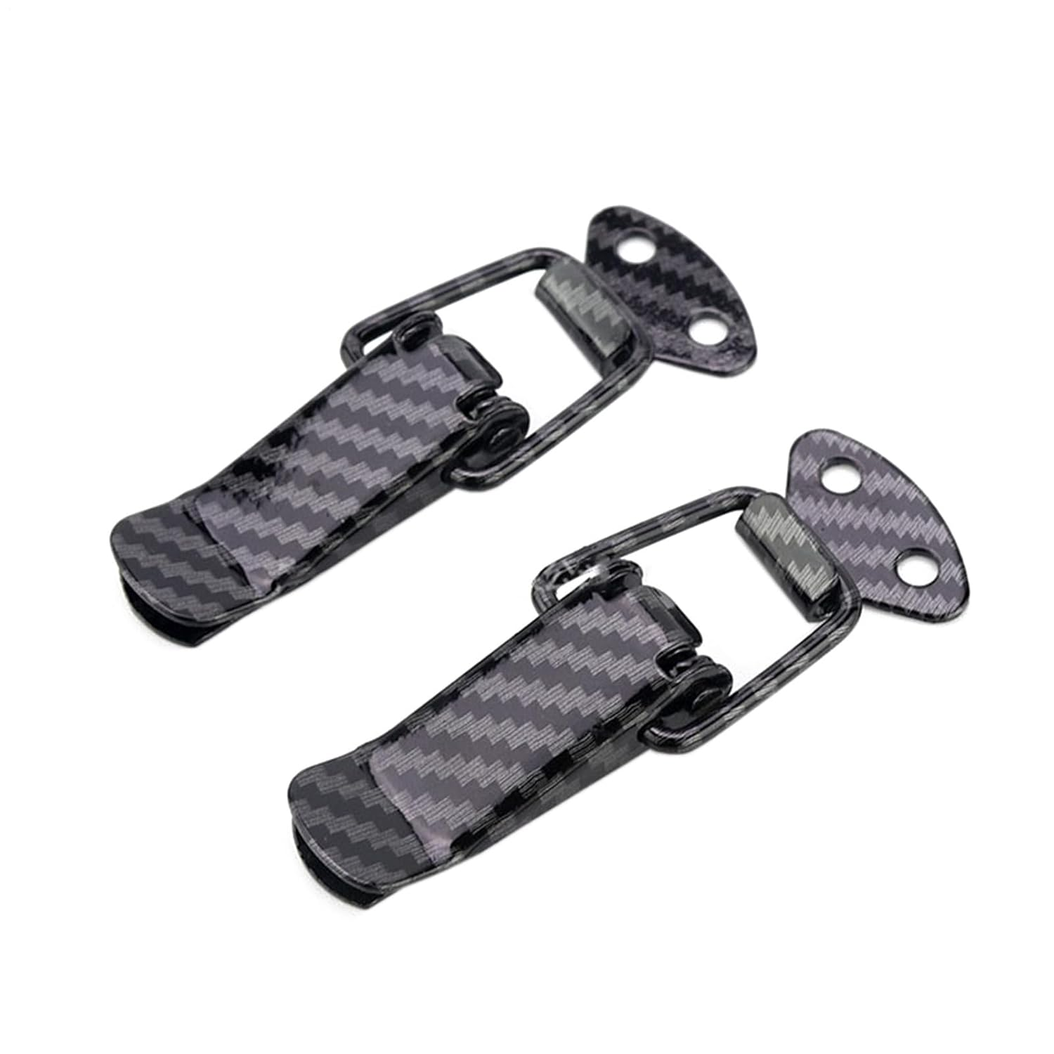 Car Bumper Hook Lock Clips | 2Pcs Front Rear Bumper Fastener, Car Bumper Clip Hasp, Security Hook Lock Clips, Sturdy Quick Release Fasteners for Cars, Trunks, Fenders image number 1