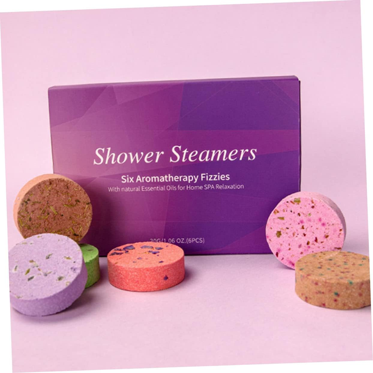 6Pcs Bath Salt Tablets Aromatherapy Dead Sea Tablets Spa Experience at Home Pamper image number 4