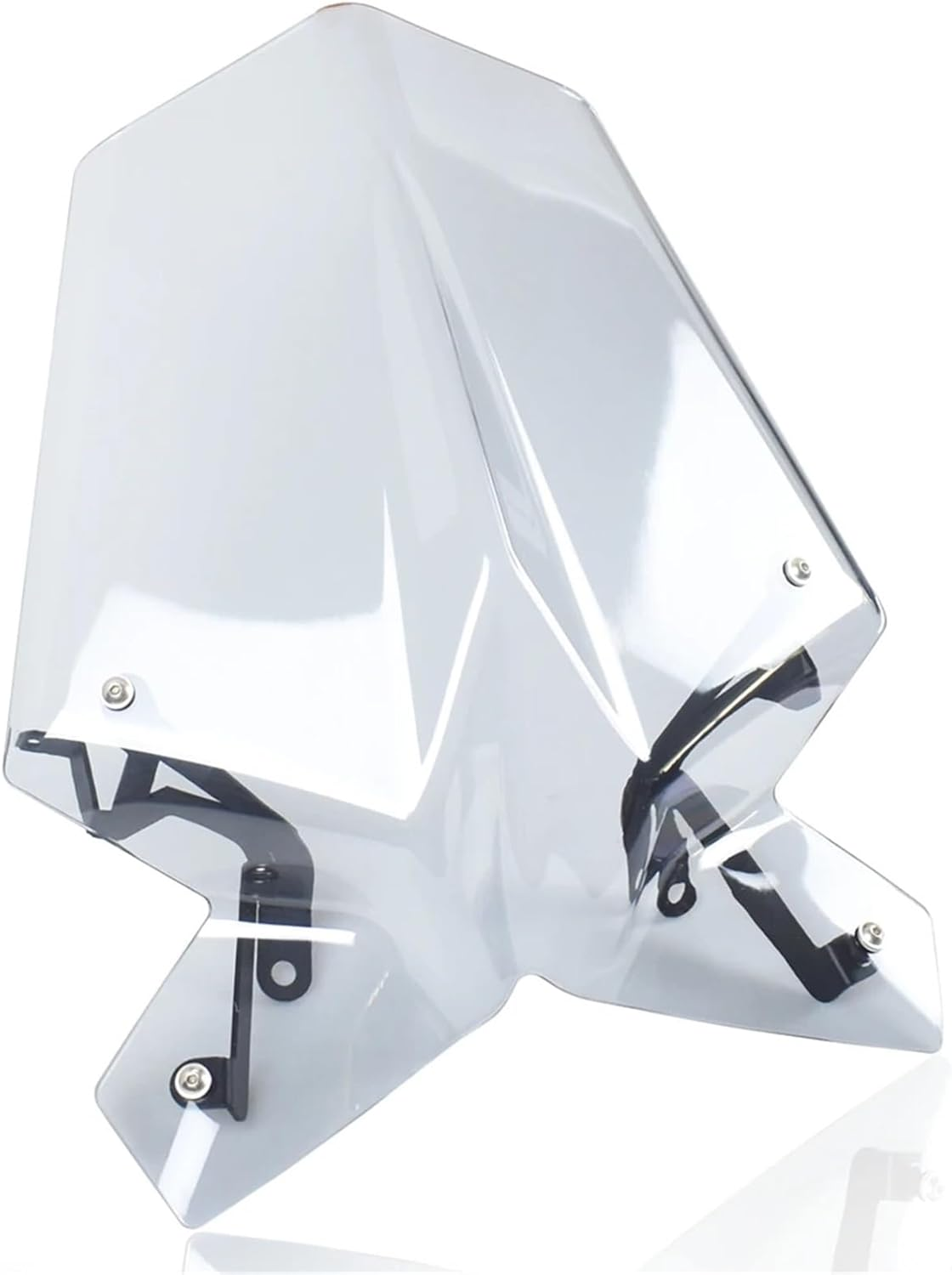 Motorcycle Windshield Windscreen Compatible for KTM Duke 390 2017-2023 Duke390 Front Wind Shield Screen Air Deflectors Bracket Accessories(Smoke) image number 5