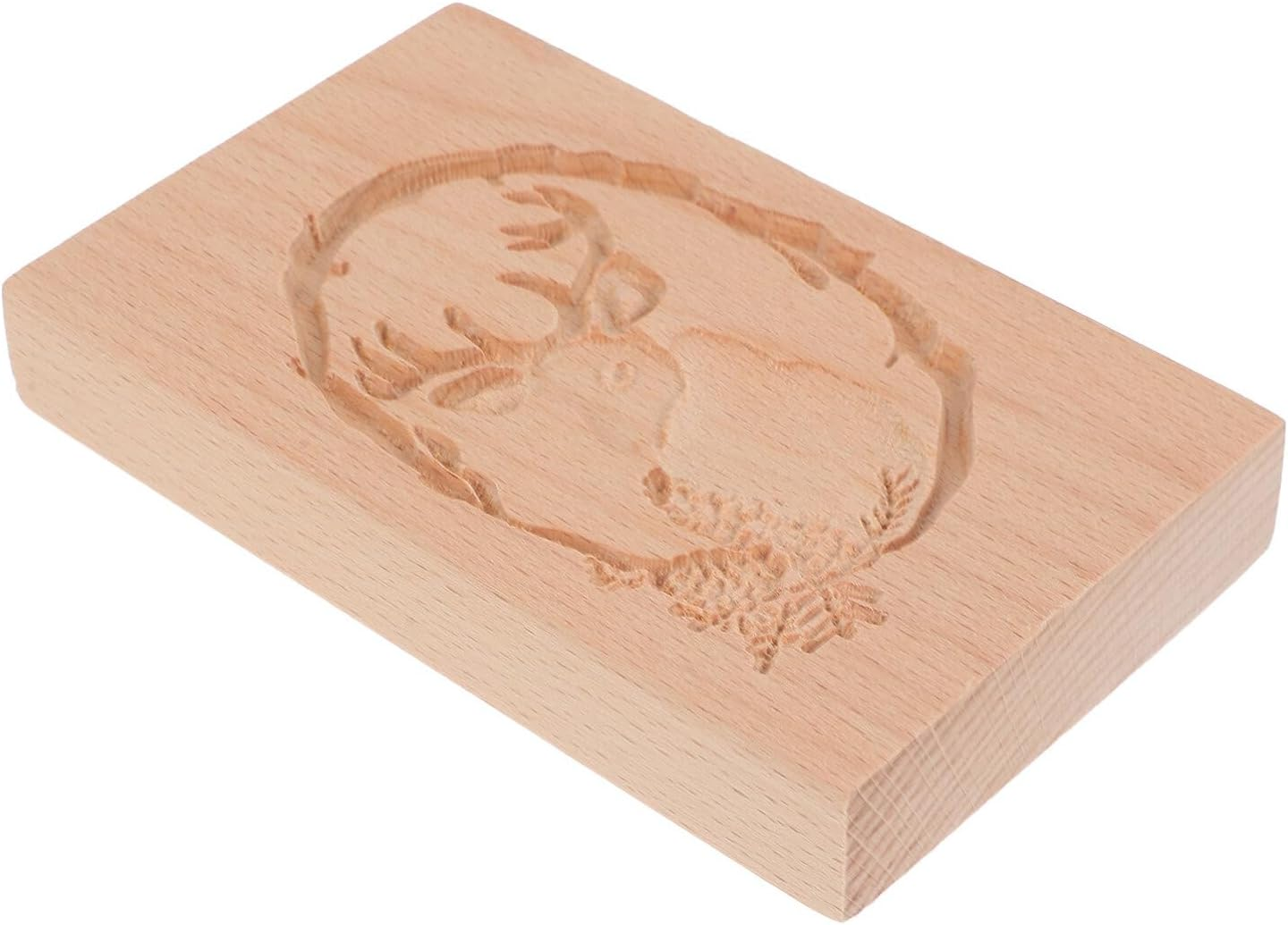 Wooden DIY Cookie Cutters Baking Tools Reindeer Shaped Mold for Christmas Cookies image number 2