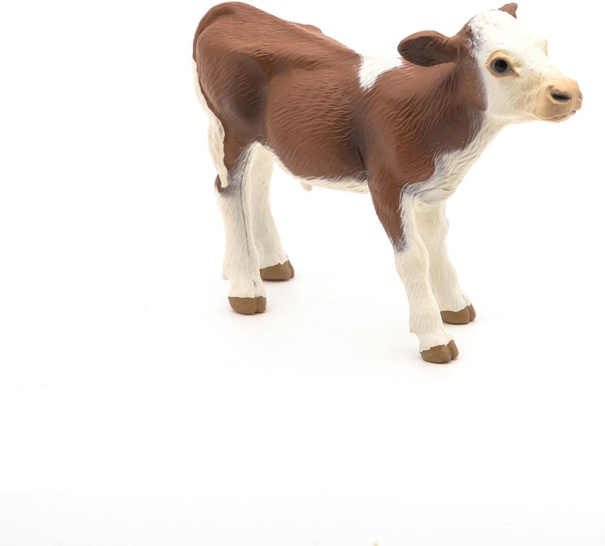 Papo Simmental Calf Figurine, Multicolour, 8Cm Size - Hand-Painted Farmyard Animal Toy, Educational Play for Kids, Collectible for Boys & Girls Ages 3+ image number 2