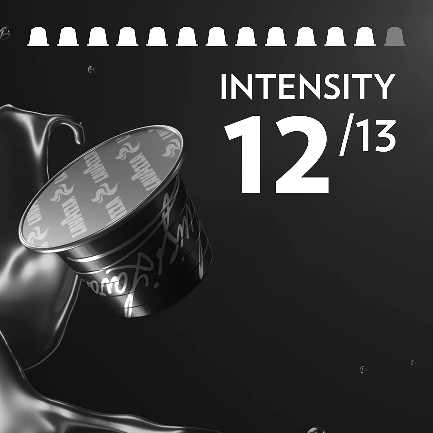 Lavazza, Espresso Maestro Ristretto, 100 Coffee Pods Compatible with Nespresso Machines, Chocolate&Caramel Notes, Arabica&Robusta, Intensity 12/13, Dark Roasting, 10 Packs of 10 Pods image number 2