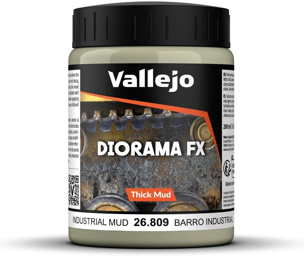 Vallejo Vallejo Diorama Effects European Thick Mud 200Ml Miniatures