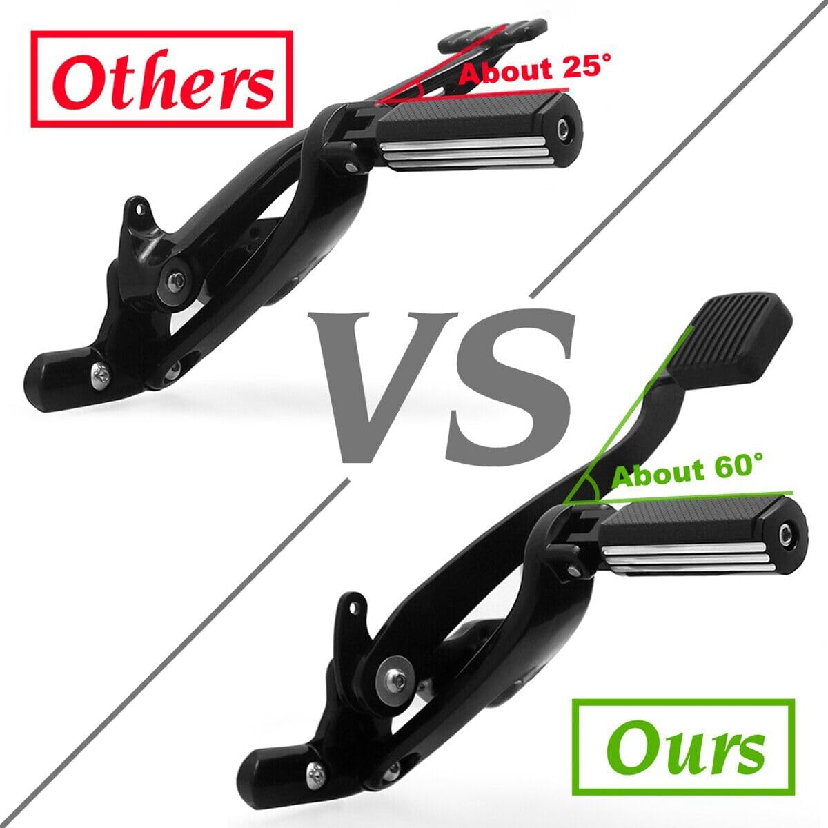 For Harley Softail Rider Extended Standard Forward Control Kit W/Footboards Floorboards 2018-Up (Black Forward Control) image number 6