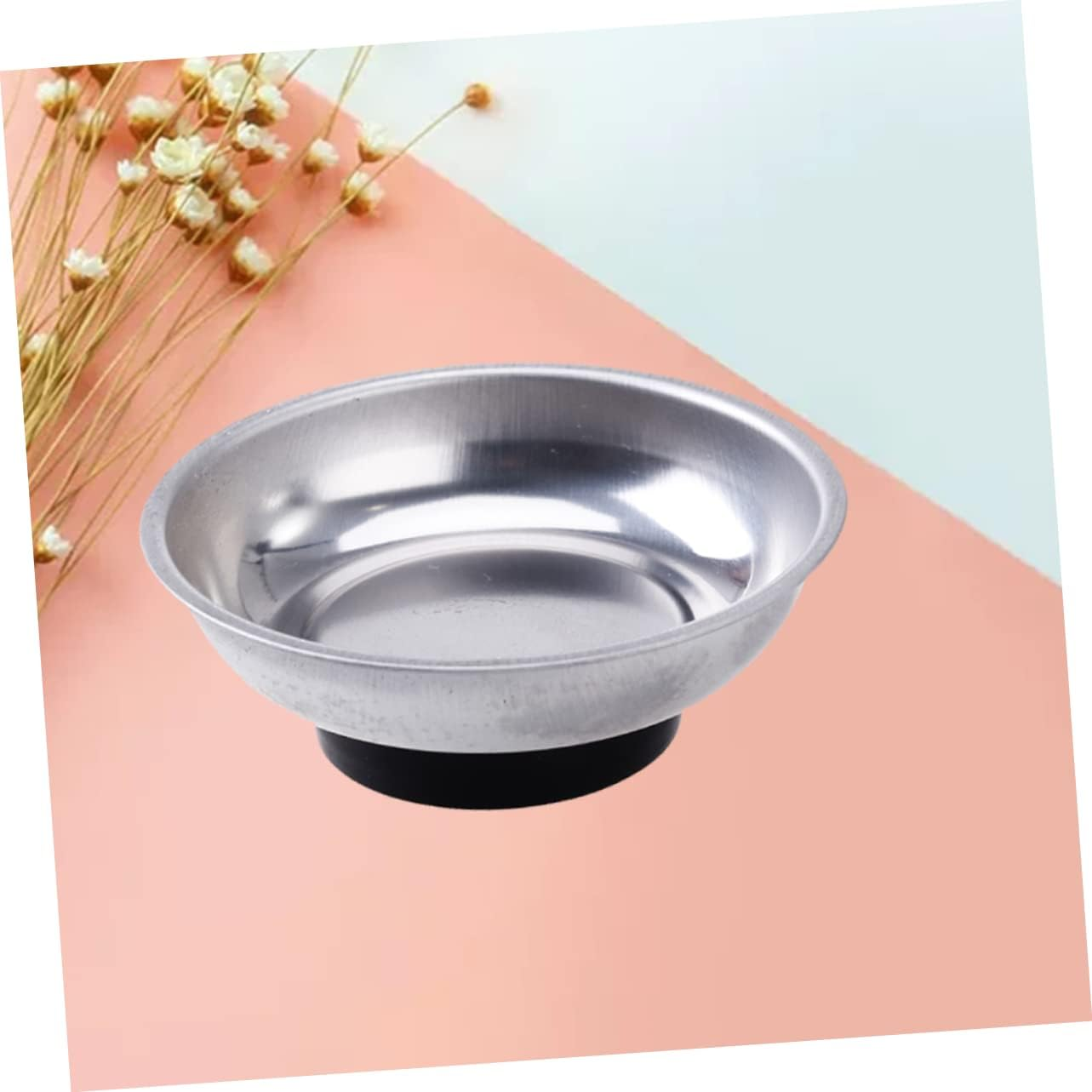 Mobestech 4-Inch Stainless Steel Magnetic Parts Tray Bowl Strong Magnetic Parts Holder for Screws and Tools Workshop Use image number 4