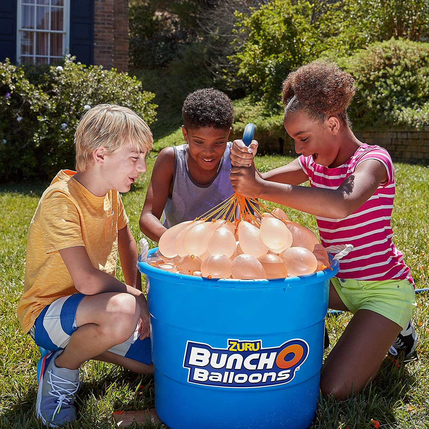 Bunch O Balloons &ndash; Instant Water Balloons &ndash; Blue (3 Bunches &ndash; 100 Total Water Balloons) image number 3