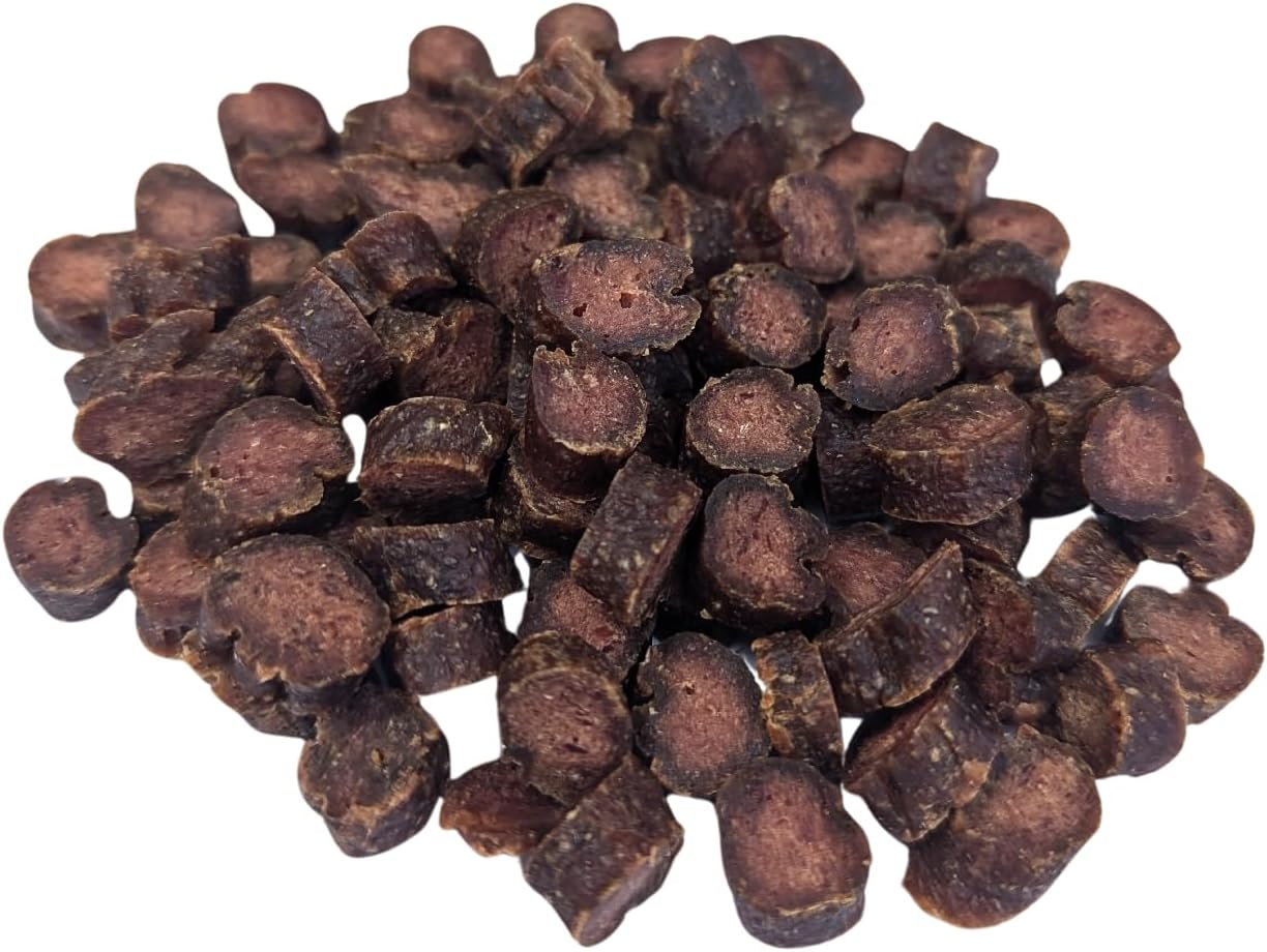 ALL BARKS Aussie Nibbles - 100% Aussie Venison and Kangaroo - Natural, Grain-Free, Australian Dog Treats - Snacks, Training or Rewards for Dogs - 100G