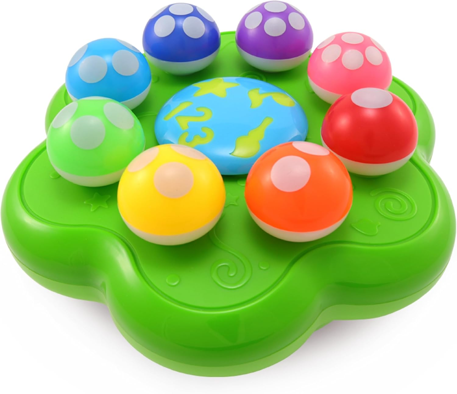 BEST LEARNING Mushroom Garden - Interactive Educational Light-Up Toddler Toys for 1 to 3 Years Old Infants & Toddlers - Colors, Numbers, Games & Music for Kids - Ideal Baby Birthday Present image number 1
