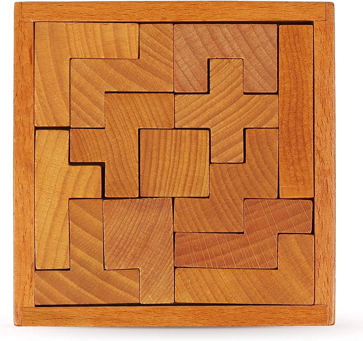 Sharp Brain Zone Wooden Brain Teaser Puzzles for Kids Children & Adults | Challenging Puzzles | Pentominoes Brain Teasers Games | Suitable for Ages 6 and Above image number 6