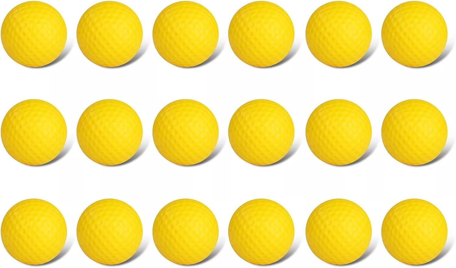 18 Pcs Practice Foam Golf Balls,Foam Practice Balls Light Soft Elastic Training Multifunction Sport Balls,Indoor Outdoor Training Aid Balls,Soft Practice Balls for Backyard - Blue image number 5
