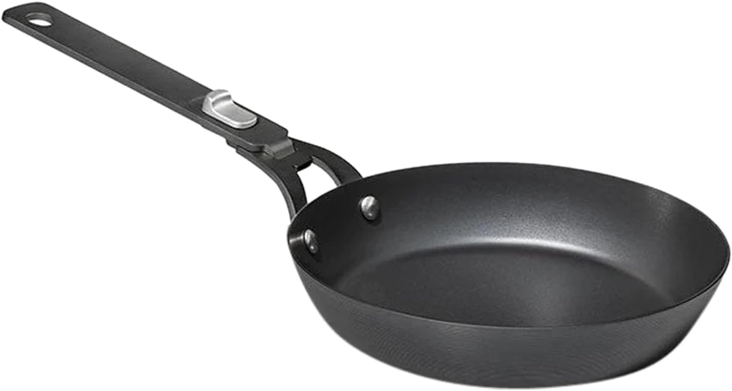 OXO Outdoor Carbon Steel Fry Pan Skillet with Removable Handle, 20 Cm / 8 Inch image number 3