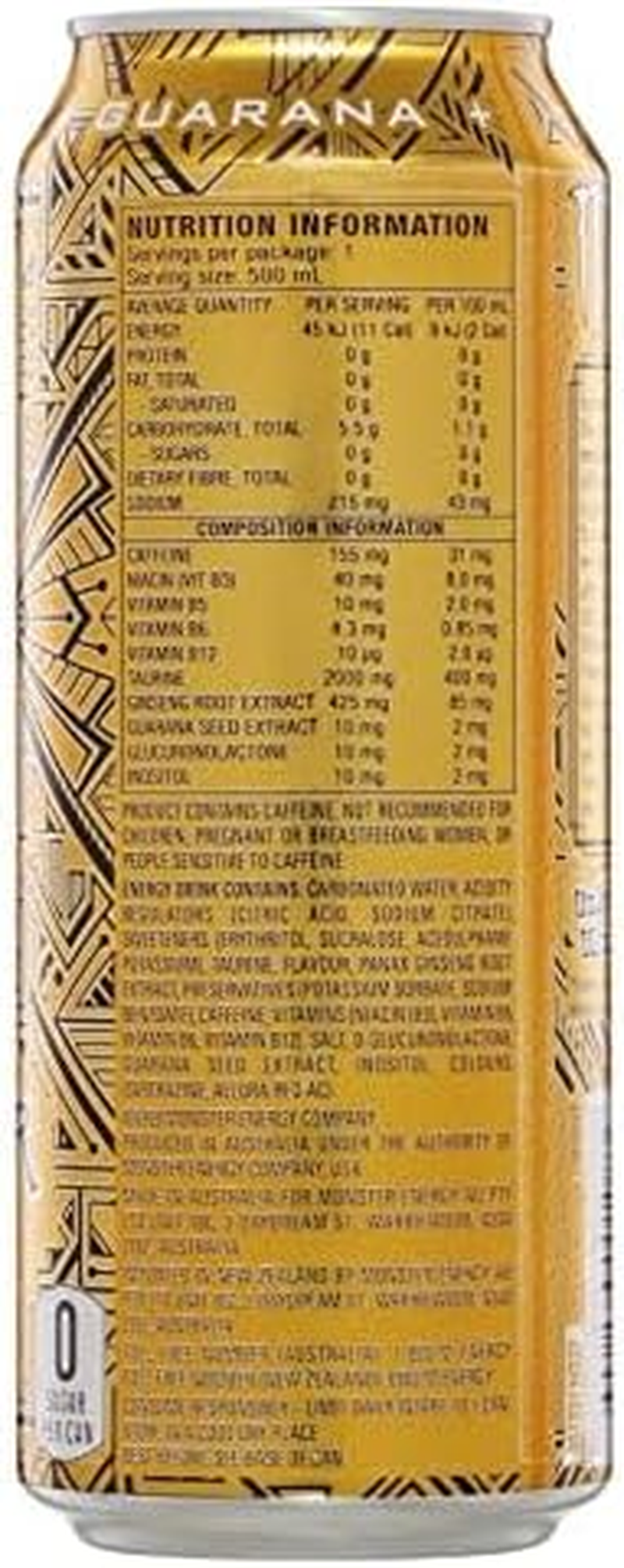 Monster Ultra Gold 24Pk and Monster Ultra Paradise Green 24Pk image number 4