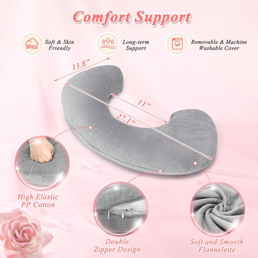 Breast Pillow for Massage Table Massage Breast Bolster Pillow for Sleeping Massage Wedge Bolster Stomach Sleepers Chest Pillow Breast Support Pillow Feminine Massage Pad for Spa Salon image number 2